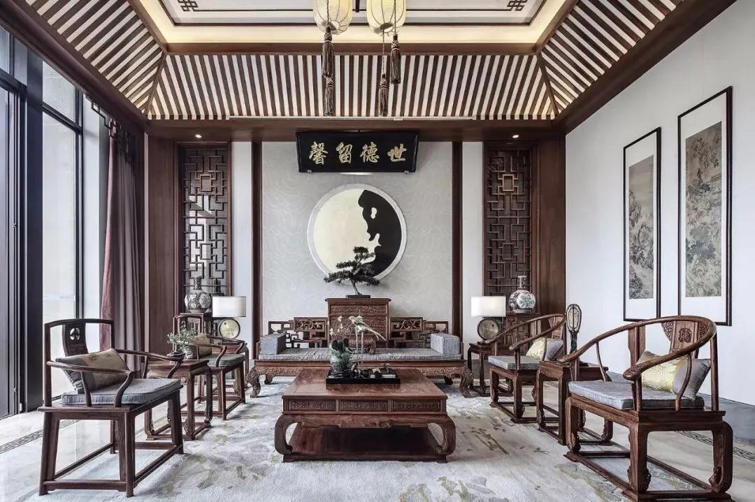偏傳統中式會客廳（來源網絡）